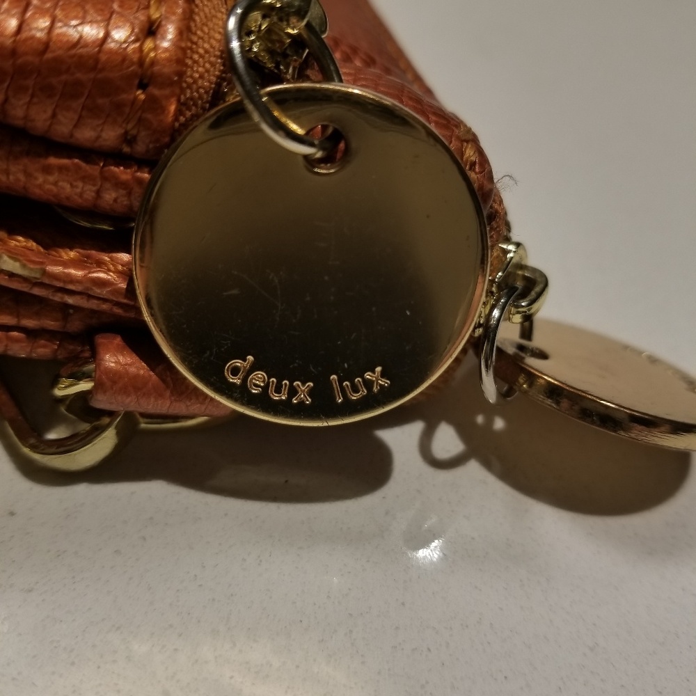 Deux lux NEW orange wallet